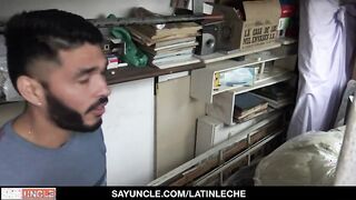 Tattooed Latin Gets Extra Money To Ride Stranger's Cock