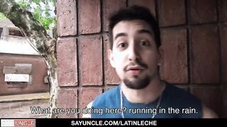 Latino Boy Barebacked On A Rainy Day