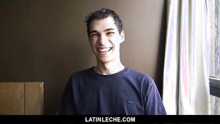 LatinLeche - Latin Boy Gets to Suck Giant Cock
