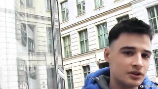 CZECH HUNTER - Amateur Dude Takes Raw Cock Up His Virgin Ass For Extra Cash