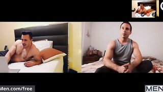 Men - Reese Rideout Gives Newbie Joey Steel Some Tips Over A Video Call But The Duo Becomes Horny