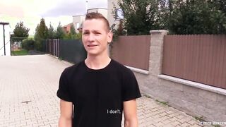 CZECH HUNTER 477 - Good Looking Twink Gets A Fat Cock Right In His Ass