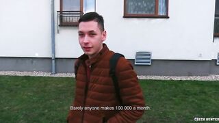 CZECH HUNTER 407 - Fit Hunk Gets Good Money To Suck & Fuck So He Can Make His Dream Move