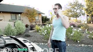 Twink Fucked By Hunk Mechanic - Markie More, Jackson Cooper - NextDoorTwink