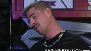 RagingStallion Big Dick Boss Daddy Cumshot All Over Ur Beard