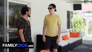 FamilyDick - Perv Stepdad Shares His Innocent Stepson With Horny Boss By The Pool Part3