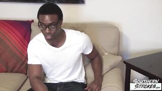 SOUTHERNSTROKES Black Jock Masturbates After An Interview