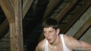 Sexy Workout And Jerking Off