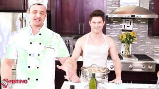 Nate Grims & Devin Franco Go From Cooking To Fisting - FistingInferno