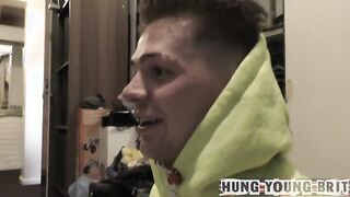 LOOK at Josh’s face as his put on all 4’s and fucked doggy