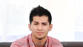 GayCastings - Tanned stud Ethan Travis gets fucked by casting agent