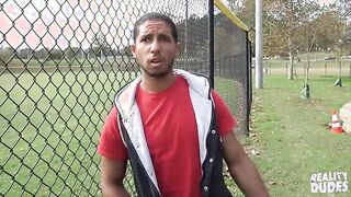 Reality Dudes - Black amateur hunk Mikey takes a big dick