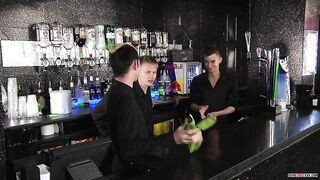 Europeans Corey Conor and Jacob Daniels fuck with Sky James