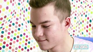 Horny Teen Ethan Caresses His Hole While Wanking That Cock!