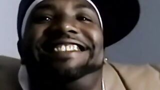 Black stud jerking off and getting his fat cock sucked