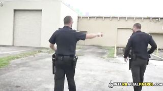 BLACK pounded HARDCORE by ROUGH COPS