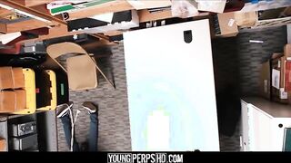 Skinny Straight Black Guy Caught Shoplifting Tied Up Fucked By Gay Black Security Officer Huge Cock