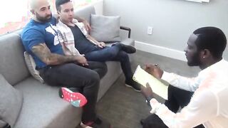 dad, boy and black guy orgy