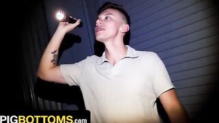 Pig Bottom Hunters Take Control Of Carter's Body And Fuck His Mouth And Ass Like Never Before
