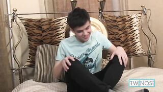 Cute Asian Teen Xander Satisfies His Tight Ass With A Toy!