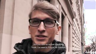 Amateur twink gets barebacked for cash - CZECH HUNTER 524