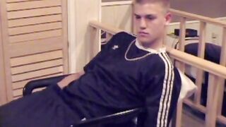 Straight punk tastes his jizz after jerking