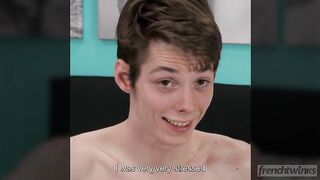 First Time in Porn for a Young 18Yo Twink