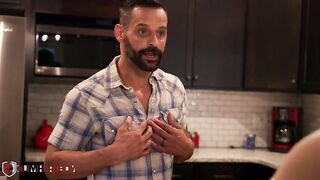 Cumhereboy - White Sauce - Twink Friends Jordan Haze And Brett Ryder Get Caught By Stepdad David Benjamin