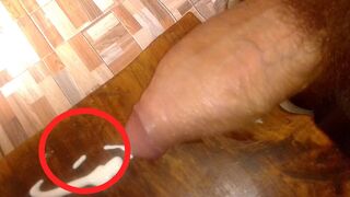 Young Colombian porn with a big penis masturbates for a lot of milk