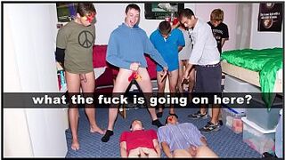 GAYWIRE - All Hell Brookes In The Dorm Room With Frat Hazing Ritual
