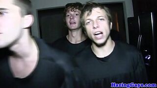 Hazing twinks getting assfucked